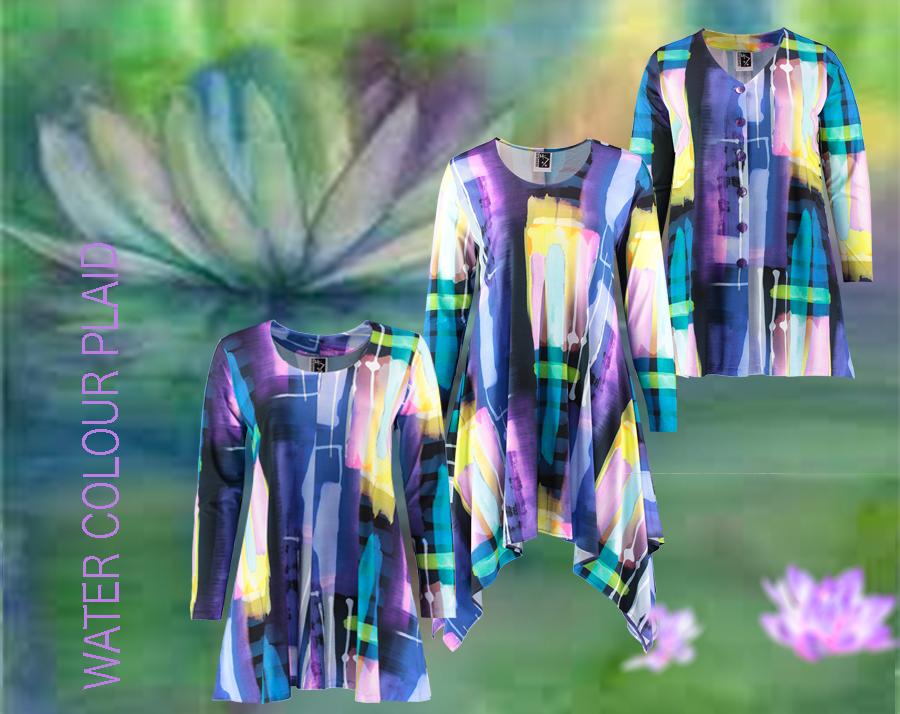 WATER COLOUR PLAID FOR MAILSHOTS