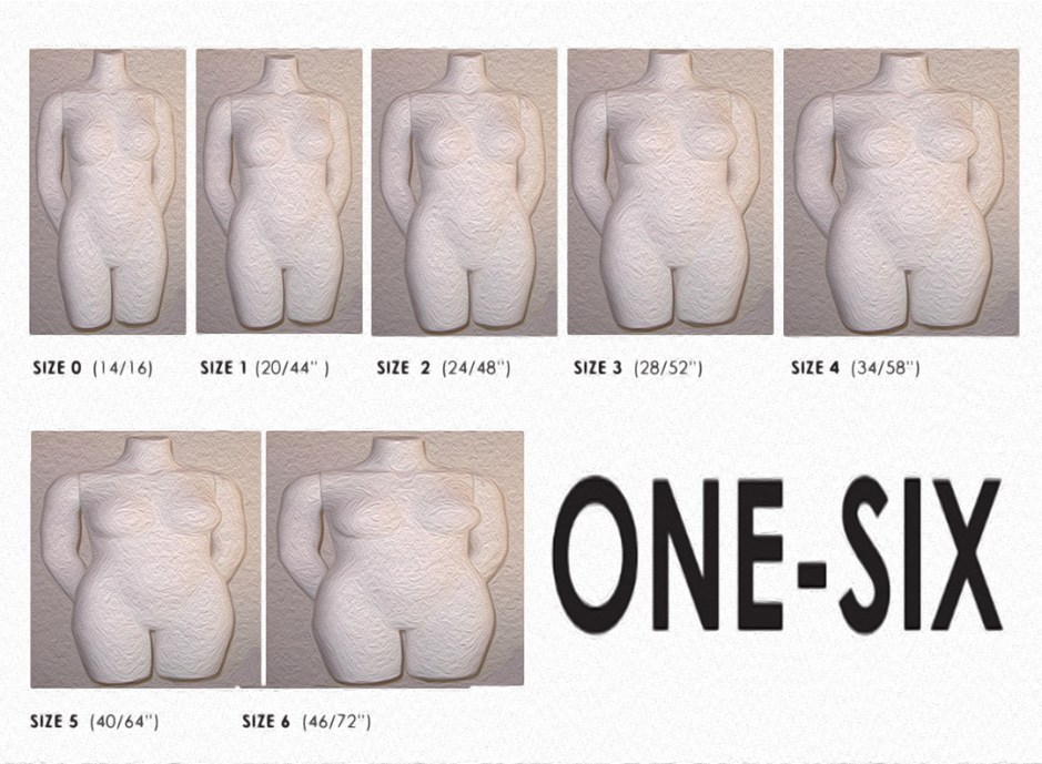 sizes on-six